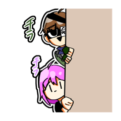 [LINEスタンプ] 奏桜と悠希先生は今日も仲良し