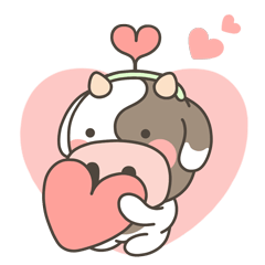 [LINEスタンプ] 子牛の頌号の日常生活