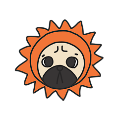 [LINEスタンプ] パグのプー