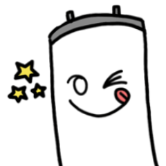 [LINEスタンプ] 蛍光灯のランプちゃん①