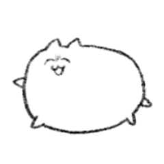 [LINEスタンプ] ゆるめのしろねこ