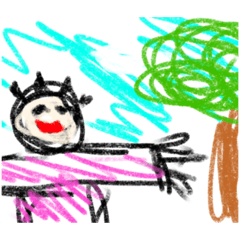 [LINEスタンプ] 幼き画家