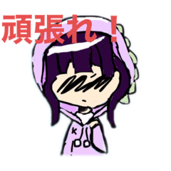 [LINEスタンプ] 恐竜パーカー女子