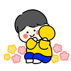 [LINEスタンプ] かわいい男の子(韓国語)