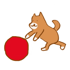 [LINEスタンプ] ハチという名の犬の9月