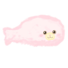 [LINEスタンプ] ふわふわアザラシのたらこちゃん