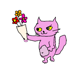 [LINEスタンプ] カラフル猫まみれ4