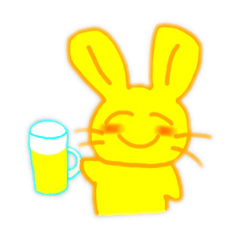 [LINEスタンプ] きんいちうさぎ 2