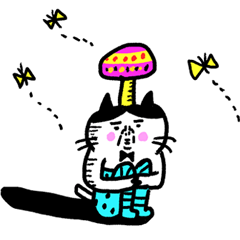 [LINEスタンプ] センチメンタル キャットの画像（メイン）