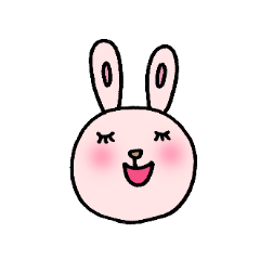 [LINEスタンプ] うさこのひとこと