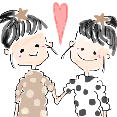 [LINEスタンプ] 〜ツインズ〜双子の女の子 スタンプ