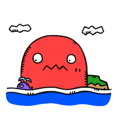 [LINEスタンプ] 海坊主のスタンプ