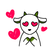 [LINEスタンプ] やぎのネギちゃん