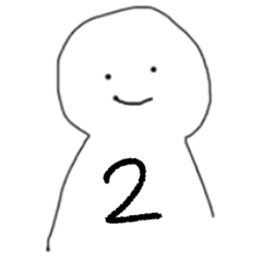[LINEスタンプ] 笑顔のスタンプ（虚無）2