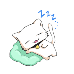 [LINEスタンプ] しろねこさんの日常。