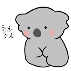 [LINEスタンプ] こあらのポーさん