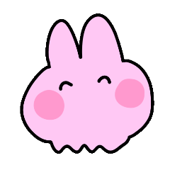 [LINEスタンプ] うさぎはくらげと融合した。