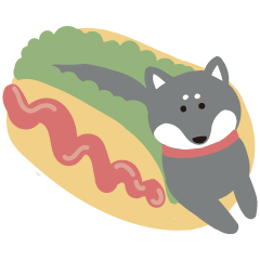 [LINEスタンプ] パンより柴犬が好き