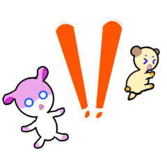 [LINEスタンプ] 喜怒哀楽のうさみみさんとくまスタンプ