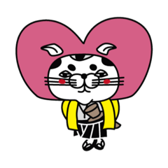 [LINEスタンプ] 猫侍でごじゃる。