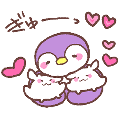 [LINEスタンプ] もん×ぺん_ありがとう編2