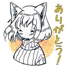 [LINEスタンプ] 女の子たちイラストスタンプ