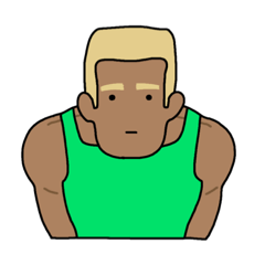 [LINEスタンプ] 隣のマッスルガイ
