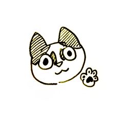 [LINEスタンプ] 万年ねこ 返事