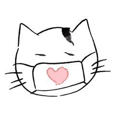 [LINEスタンプ] 新しい生活様式で暮らす猫 1