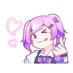 [LINEスタンプ] 見えてる地雷の好き子ちゃん