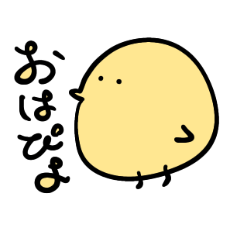 [LINEスタンプ] ぴよるひよこ