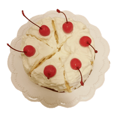 [LINEスタンプ] pictures  flowers  cake  bread