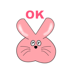 [LINEスタンプ] うさぎのU S A M I