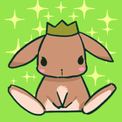 [LINEスタンプ] たれ耳うさぎのもんちゃん