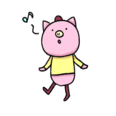 [LINEスタンプ] ぶたのブウちゃん