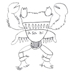 [LINEスタンプ] カニカニ CRAB