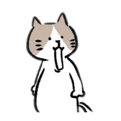 [LINEスタンプ] グレージュねこ