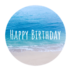 [LINEスタンプ] HappyBirthday！ ThankYou！＆OK！Okinawa