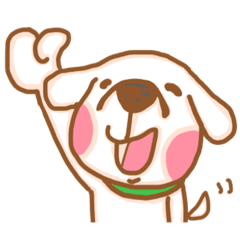 [LINEスタンプ] シロイヌの毎日