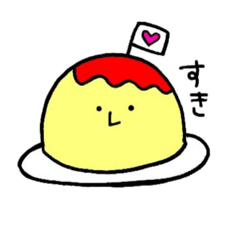 [LINEスタンプ] たべものちゃんスタンプ①