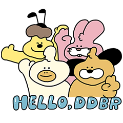 [LINEスタンプ] DDBR FRIENDS