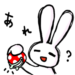 [LINEスタンプ] もとかうさぎ