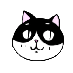 [LINEスタンプ] はちわれと黒と白の猫スタンプ