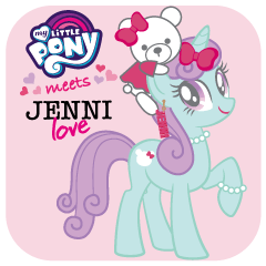 [LINEスタンプ] My Little Pony meets JENNI loveの画像（メイン）