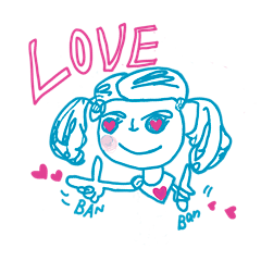 [LINEスタンプ] おませさんな女の子アビゲイルちゃん