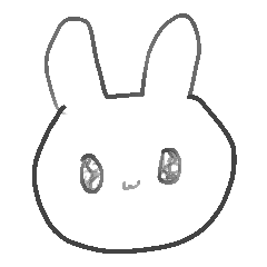 [LINEスタンプ] ぽんぽんうさちゃん