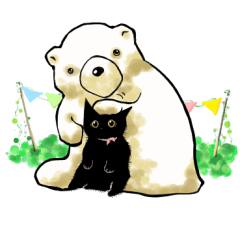 [LINEスタンプ] 猫と動物達の優しい世界