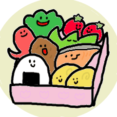 [LINEスタンプ] お弁当の中身