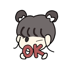 [LINEスタンプ] かわいい女の子パック