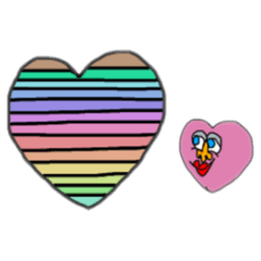 [LINEスタンプ] Colorful people／カラフルなお方達
